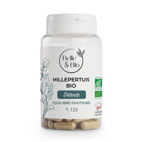 Belle&Bio Sunatoare Bio (Millepertuis Bio - St John's Wort) 120 capsule